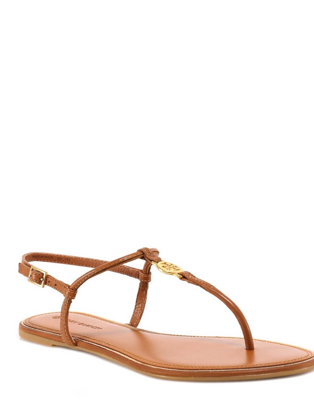 Tory Burch Brown Leather Emmy Sandals 9.5
